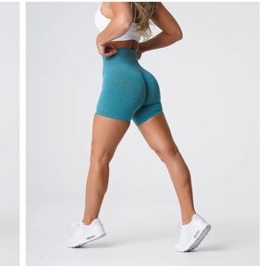 NVGTN teal pro shorts